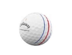 Callaway Chrome Soft TripleTrack Bälle 12 Stk. 10 Callaway Chrome Soft TripleTrack Bälle 12 Stk. -Golfausrüstung Chrome Soft Golf Ball 2022 Triple Track White Quarter View 1280x1280