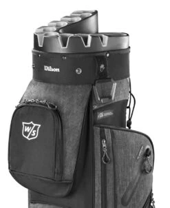 Wilson Staff I-LOCK 3 Cartbag 10 Wilson Staff I-LOCK 3 Cartbag -Golfausrüstung WG4005501 4 WS I LOCK CART Bag BL Charcoal png high res 1280x1280